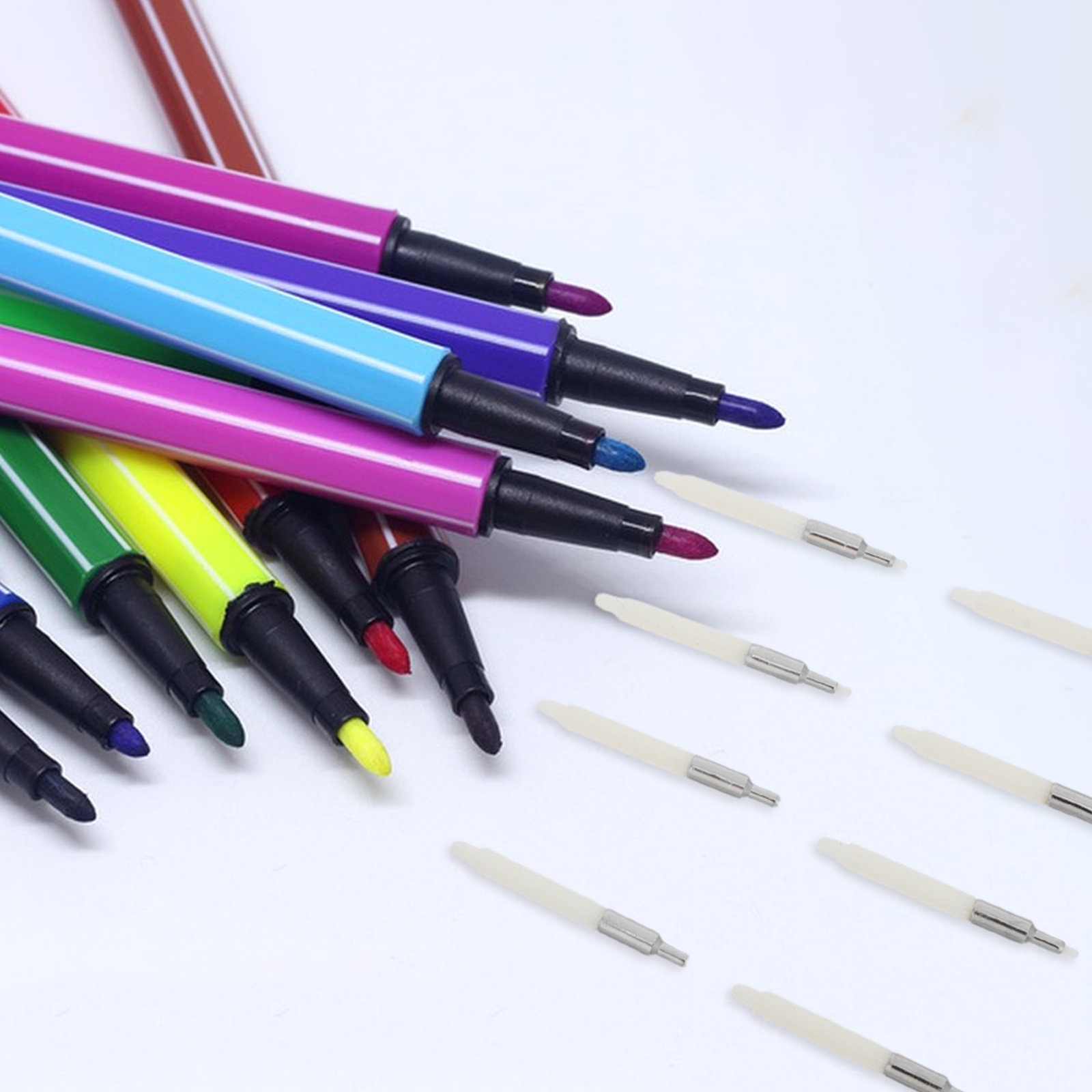 Midsole Marker Paint - 12Pcs Marker Pen Fine Tips Replacement