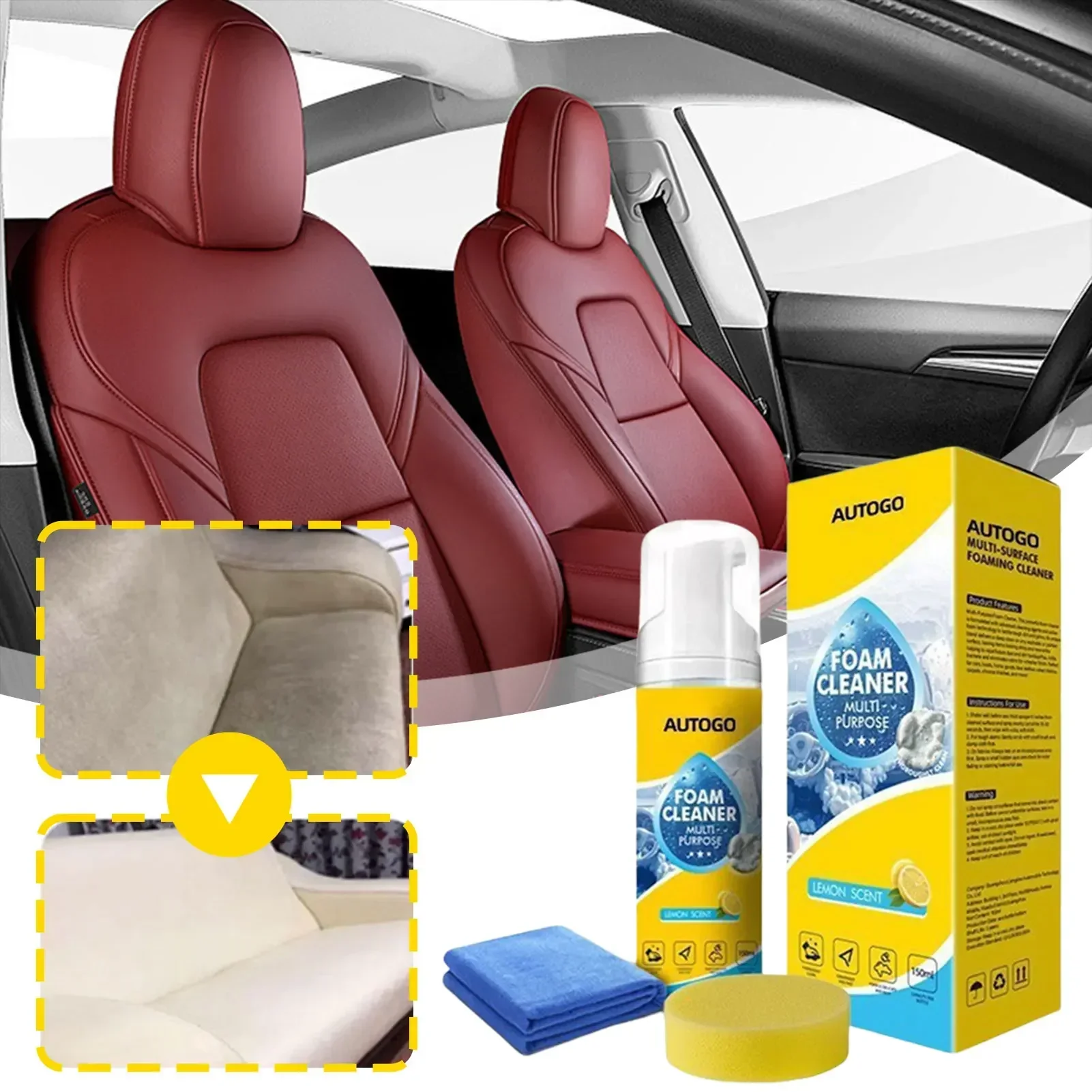Care For Sneaker - 150ml Multipurpose Foam Cleaner For Car