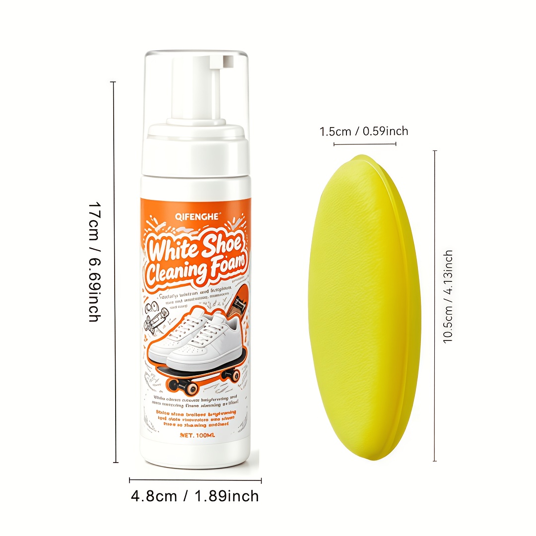 Portable No Rinse White Shoe C - đánh giá và giá The Sneaker Care