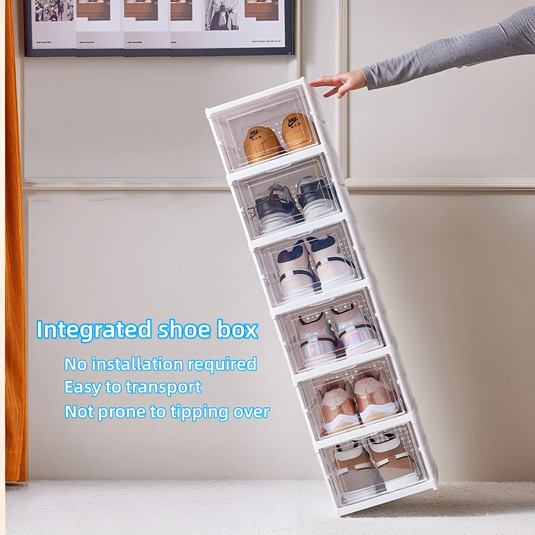 6 Layers Shoes Box Foldable Tr - đánh giá và giá Sneaker Care Shoe Box