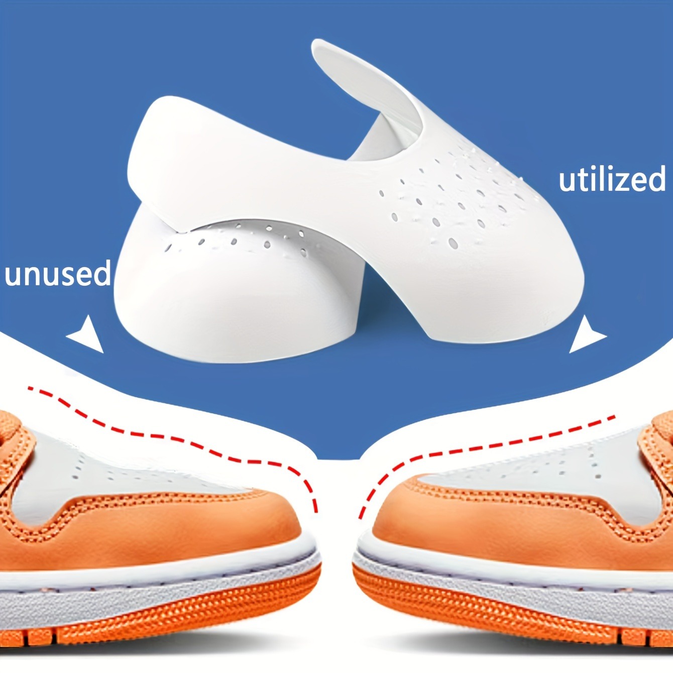 4 PCS Anti-Wrinkle Shoe Shield - đánh giá và giá Sneaker Care Crease Protector