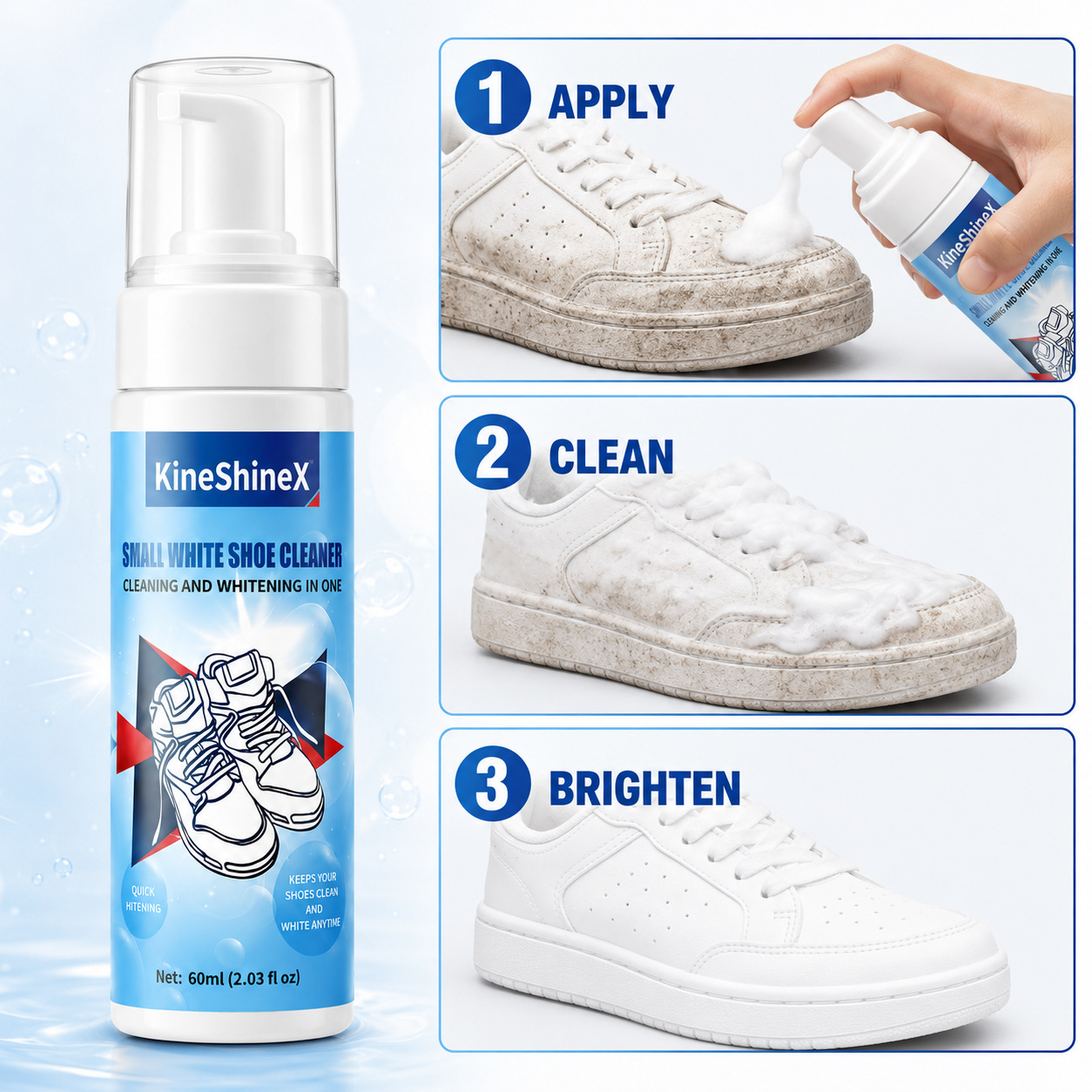 Gihen Shoe Cleaner Kits Water- - đánh giá và giá The Sneaker Care